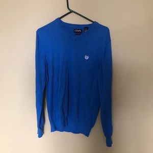 Size small vintage blue chaps sweater.